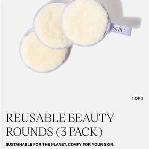 saie 3 piece reusable beauty rounds *NEW